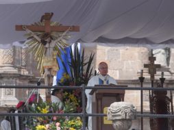 Robles Ortega comparó el regreso de la Romería a la presencialidad tras dos años de pandemia como un ejemplo de que el pueblo camina junto y de la mano. EL INFORMADOR / C. Zepeda