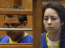 Naasón Joaquín fue sentenciado a 16 años y 8 meses de prisión y Alondra Ocampo fue condenada a 4 años en la cárcel. AP/ ARCHIVO