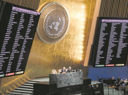 Con 143 votos a favor la resolución de la ONU se inclina a desconocer las elecciones independentistas que hicieron grupos prorrusos en  territorios ucranianos. AFP