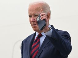 Biden afirma que la lucha contra la inflación es algo global que afecta a los países, y que en su caso su máxima prioridad son las familias de trabajadores en EU. AFP / S. Loeb