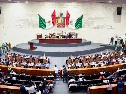 Legisladores de Oaxaca avalaron la reforma a la Guardia Nacional en la sesión de este jueves. TWITTER/@CongresoOaxaca_