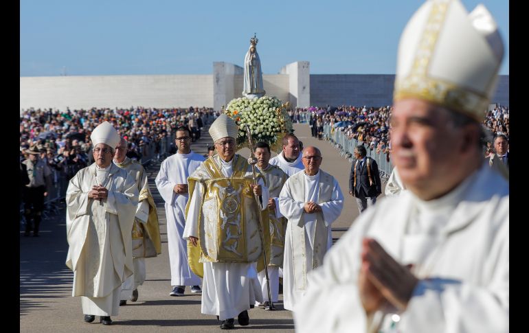 Los relatos de las apariciones de Nuestra Señora del Rosario a tres pastorcitos convirtieron a Fátima en un lugar destacado de peregrinación. EFE/P. Cunha