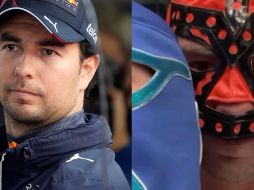 Sergio Pérez acudió a la Arena Coliseo a ver la Lucha Libre. ESPECIAL