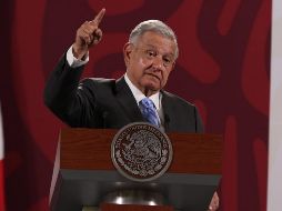 En Palacio Nacional, López Obrador menciona que debe de terminar todo lo relacionado con el espionaje. SUN / C. Mejía