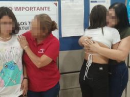 Se logró localizar a las tres víctimas menores de edad, sanas y salvas, sobre las calles Luis Becerra y Avenida Malecón. ESPECIAL