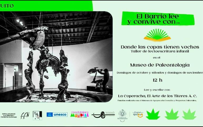 El taller se impartirá de 11:00 a 13:00 horas. ESPECIAL