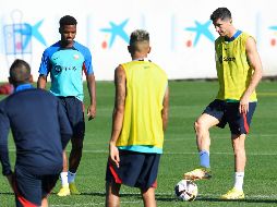 Robert Lewandowski jugará su primer Clásico de España en la casa del Real Madrid. AFP/P. Barrena