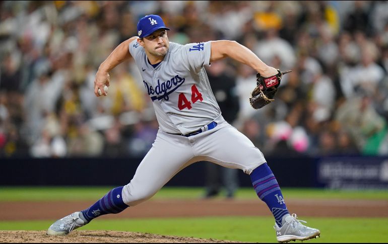 Tommy Kahnle perdió la ventaja que hasta la séptima entrada tenían los Dodgers. AP/J. Hong