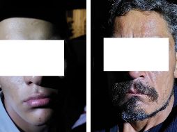 Los dos sujetos se identificaron como Leonardo Alejandro, de 20 años y Adrián Javier de 41 años. ESPECIAL