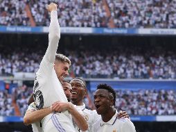 Fede Valverde terminó siendo el jugador del partido tras una buena actuación y anotar el segundo tanto del Real Madrid. AFP / T. Coex