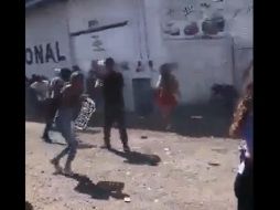 La balacera se registró en Ocotlán la tarde de este domingo. ESPECIAL