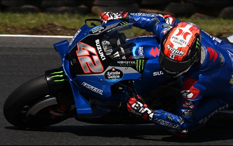 El camino hasta la victoria de Rins, todo un especialista de domingos, no fue sencillo pues partió 10º en parrilla. EFE/J. CARRETT