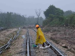 López Obrador dijo el pasado fin de semana, durante la supervisión de la obra, que faltan los dos últimos tramos 6 y 7. EFE / ARCHIVO