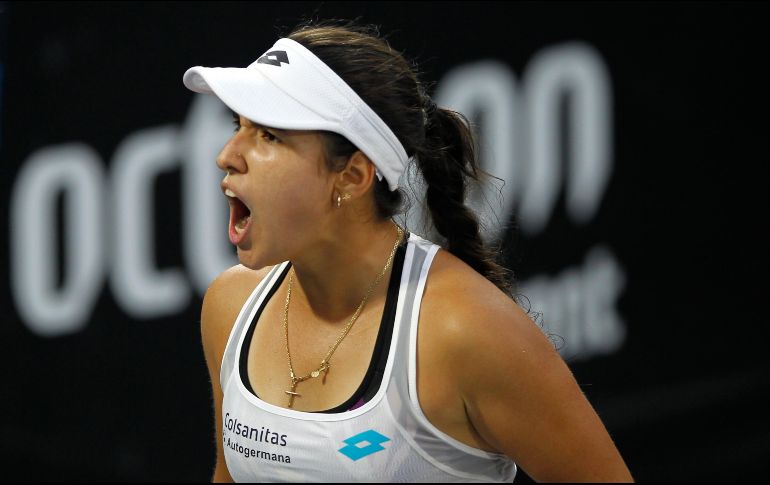 Camila Osorio se impuso por parciales de 6-4, 7-6 (10). EFE/F. Guasco