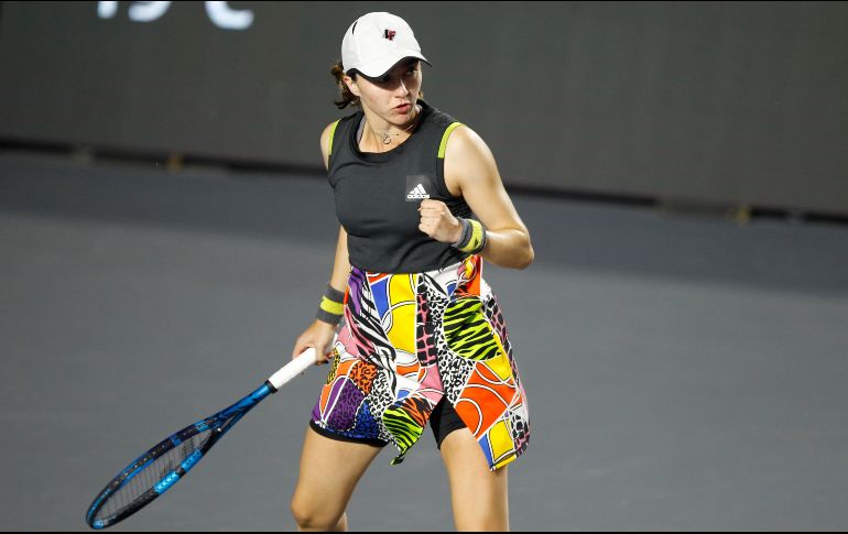 Fernanda Contreras tuvo pundonor y espíritu de lucha, pero muchos errores y poca capacidad para adaptarse a la velocidad de la australiana le costaron caro. EFE/F. Guasco