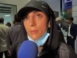 Elnaz Rekabi culpó del incidente a haber sido apresurada a competir, aunque un video de su ascenso el domingo la muestra relajada y saludando al público. AFP / ESPECIAL