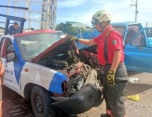Choque múltiple en López Mateos deja cinco lesionados