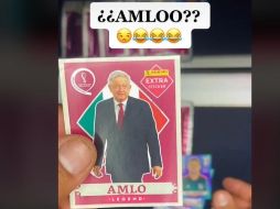 La estampa de López Obrador se ha vuelto viral en TikTok, con miles de visitas. ESPECIAL