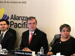 Este jueves, Marcelo Ebrard encabezó el VII Encuentro de Jóvenes de la Alianza del Pacífico. EFE/SRE