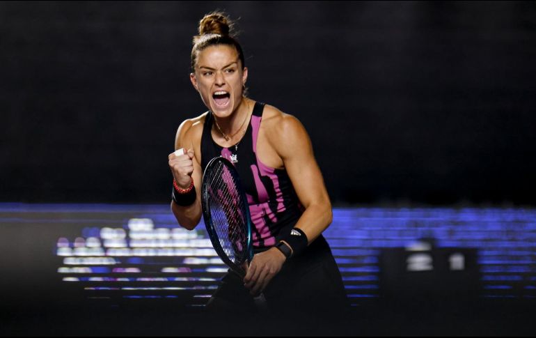 Con este triunfo, Maria Sakkari se mete a la ronda de Cuartos de Final, donde se enfrentará ante Veronika Kudermetova. EL INFORMADOR / C. Zepeda
