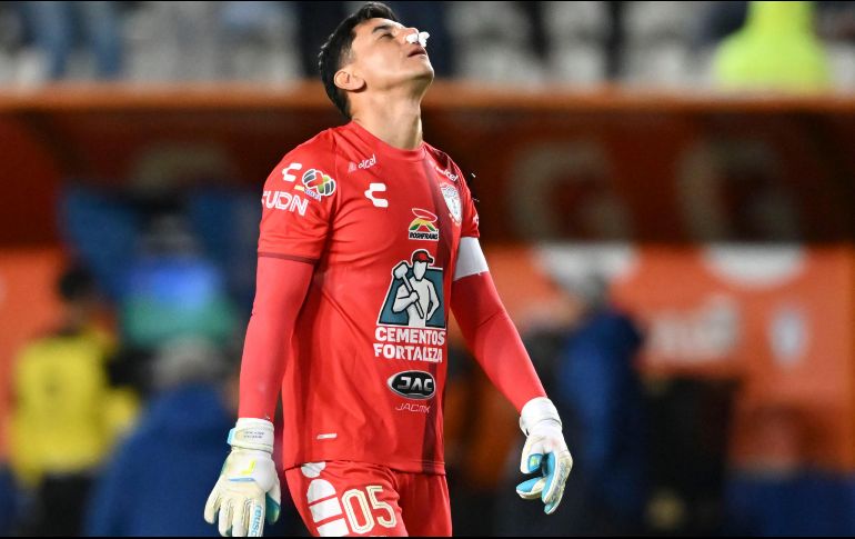ÓSCAR USTARI. La semifinal de Ida Pachuca vs Monterrey vivió momentos dramáticos en la cancha del Estadio Hidalgo. IMAGO7