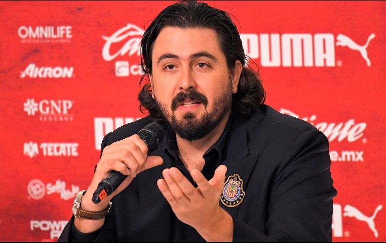 Con el fin de revisar la agenda rumbo a la Asamblea de Clubes de mayo y cerrar acuerdos, Mikel Arriola sostuvo una reunión con Amaury Vergara (foto), propietario de Chivas. IMAGO7