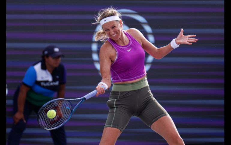 Con parcial de 6-3 en el último set, Azarenka selló su pase a Semifinales y se ganó la ovación del público entero. EL INFORMADOR / C. Zepeda