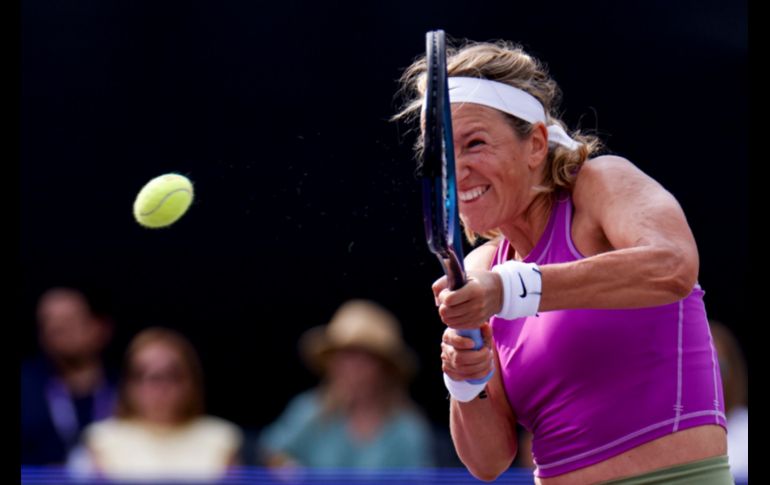 Con parcial de 6-3 en el último set, Azarenka selló su pase a Semifinales y se ganó la ovación del público entero. EL INFORMADOR / C. Zepeda