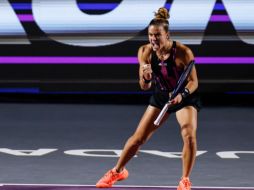 La griega se impuso en tres sets con parciales de 6-1, 5-7 y 6-4, ante la rusa, Kudermetova quien intentó venir de atrás luego de un desastroso primer set. EL INFORMADOR / C. Zepeda