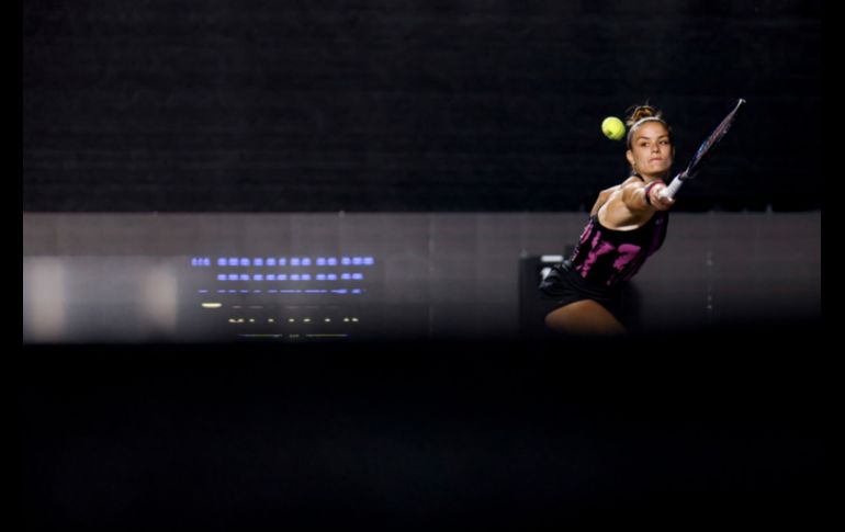 La griega se impuso en tres sets con parciales de 6-1, 5-7 y 6-4, ante la rusa, Kudermetova quien intentó venir de atrás luego de un desastroso primer set. EL INFORMADOR / C. Zepeda