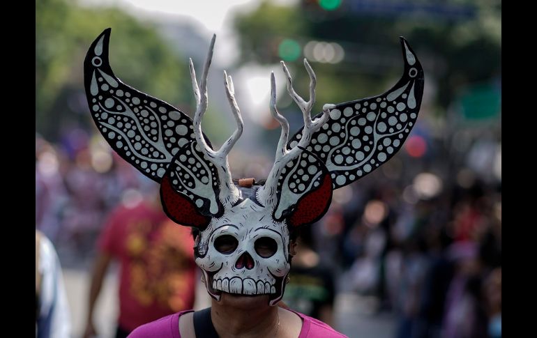 El recorrido inició en el Zócalo capitalino y transcurrió por las avenidas 5 de Mayo, Juárez y Paseo de la Reforma. AP/E. Verdugo