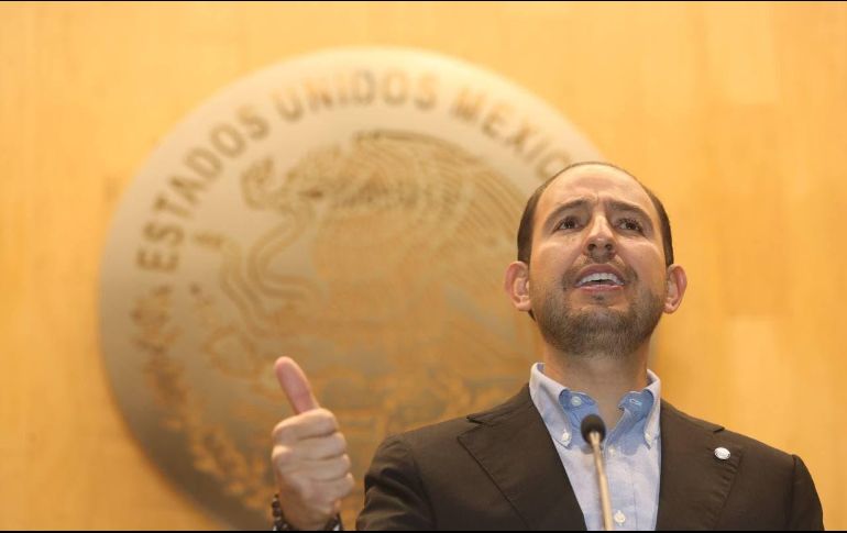 Marko Cortés también lamentó la actitud desesperada del Gobierno para impedir que comparezcan ante el Congreso sus servidores públicos. ESPECIAL / PAN