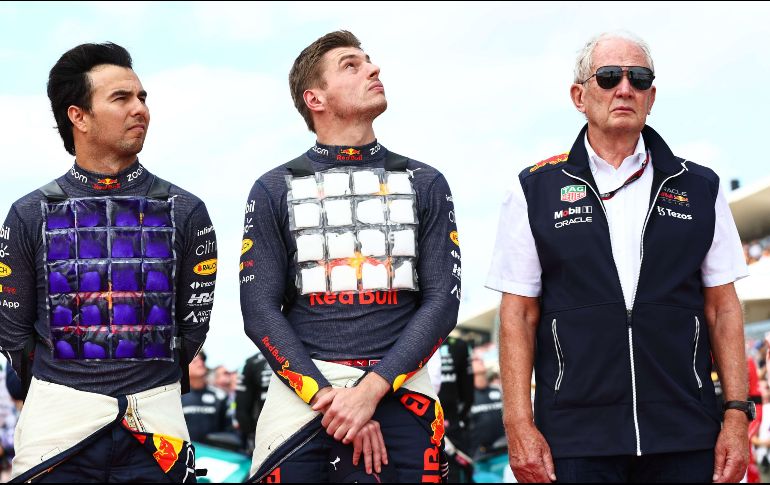 Red Bull dedicó el campeonato de constructores a la memoria de Dietrich Mateschitz. AFP/M. THOMPSON