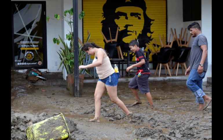 Afectaciones en Nayarit. AFP