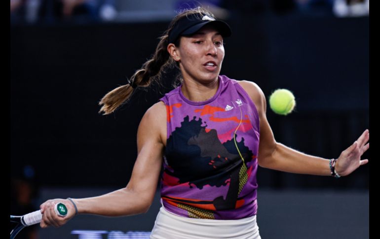 Jessica Pegula venció en dos sets a la griega Maria Sakkari con parciales de 6-2 y 6-3 para consagrarse campeona del GDL Open AKRON. EL INFORMADOR / C. Zepeda