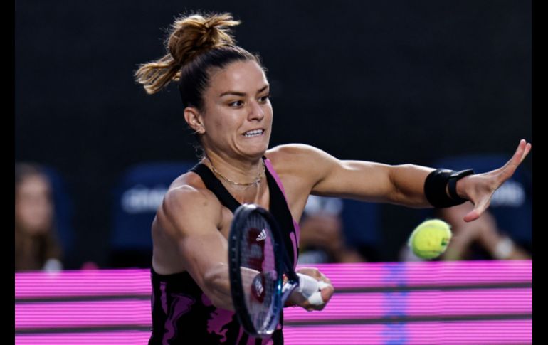 Jessica Pegula venció en dos sets a la griega Maria Sakkari con parciales de 6-2 y 6-3 para consagrarse campeona del GDL Open AKRON. EL INFORMADOR / C. Zepeda