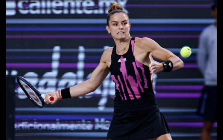Jessica Pegula venció en dos sets a la griega Maria Sakkari con parciales de 6-2 y 6-3 para consagrarse campeona del GDL Open AKRON. EL INFORMADOR / C. Zepeda
