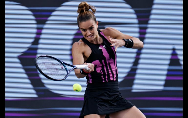 Jessica Pegula venció en dos sets a la griega Maria Sakkari con parciales de 6-2 y 6-3 para consagrarse campeona del GDL Open AKRON. EL INFORMADOR / C. Zepeda