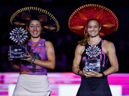 Jessica Pegula y Maria Sakkari fueron las finalistas en singles. EL INFORMADOR/C. ZEPEDA