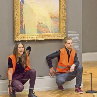 Activistas atacan cuadro de Monet en museo de Berlín