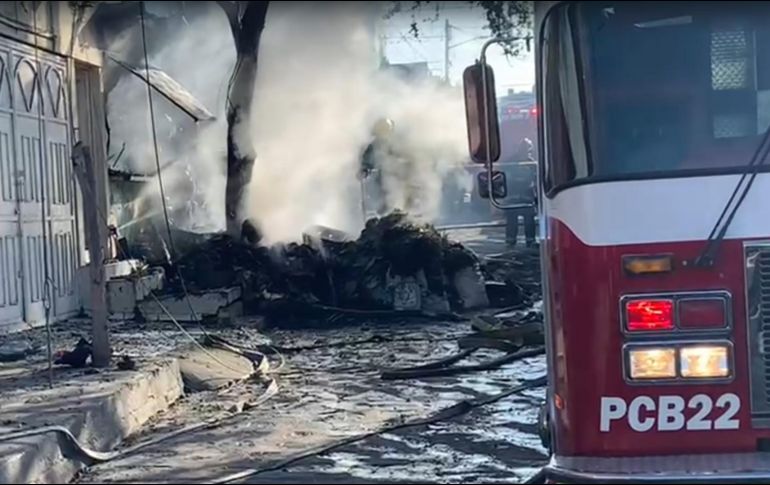 El incendio sucedió el pasado 25 de octubre en la colonia Jalisco, en Tonalá. ESPECIAL