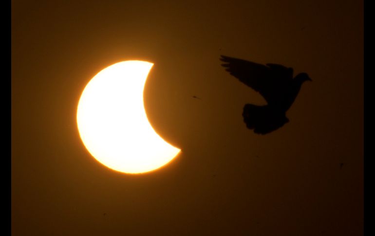 El próximo eclipse solar se producirá en abril. AP/M. Swarup
