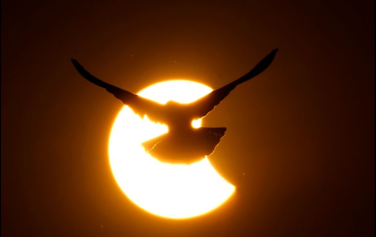 El próximo eclipse solar se producirá en abril. AP/M. Swarup