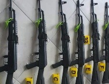 En el cateo se hallaron armas, dinero, droga, entre otros. ESPECIAL