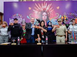 Así, en rueda de prensa, Citlalli Amaya, presidenta municipal de San Pedro Tlaquepaque, presentó el calendario de actividades para esta fecha conmemorativa. CORTESÍA