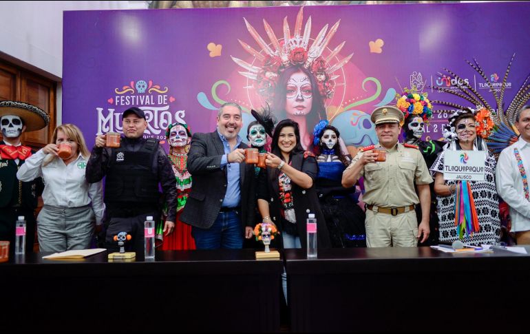 Así, en rueda de prensa, Citlalli Amaya, presidenta municipal de San Pedro Tlaquepaque, presentó el calendario de actividades para esta fecha conmemorativa. CORTESÍA