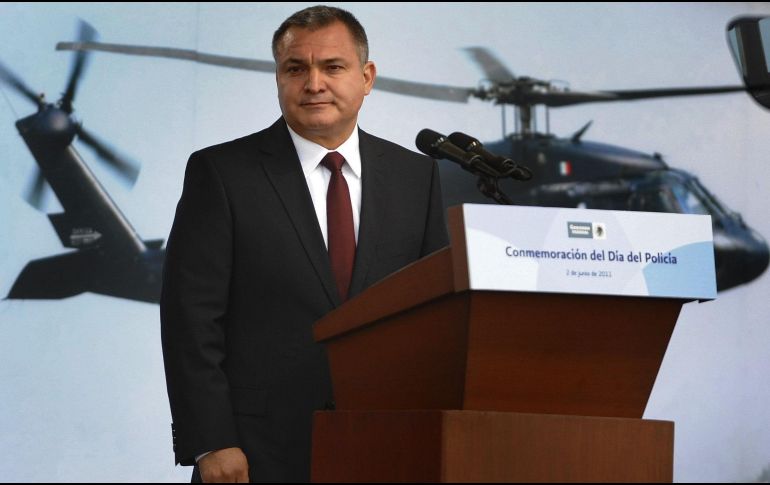 López Obrador acusó que el juicio por narcotráfico en contra del exsecretario de Seguridad del expresidente Felipe Calderón, Genaro García Luna, está tardando muchísimo. EFE / ARCHIVO