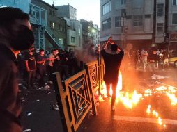 Este hecho sucedió en medio de las protestas que sacuden Irán desde la muerte de Mahsa Amini, tras ser detenida por llevar mal puesto el velo islámico. EFE /