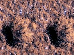 Los investigadores estiman que el meteorito debía tener unos 12 metros. ESPECIAL/NASA