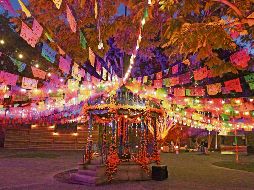 Los escenarios de Calaverandia están llenos de colores. EL INFORMADOR/ A. Camacho